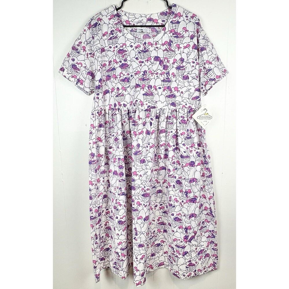Women's Dress Wearable Art Artisan Quirky Eco Fashion Sustainable Size Large NEW